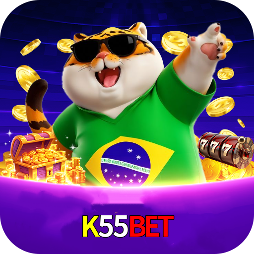 Imagem promocional da K55BET mostrando a plataforma e suas vantagens